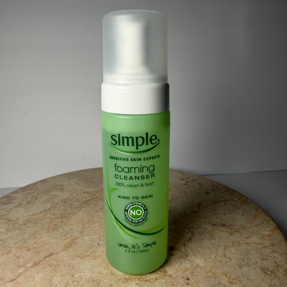 Simple Foaming Cleanser 5oz Sensitive Skin Kind to Skin Hypoallergenic